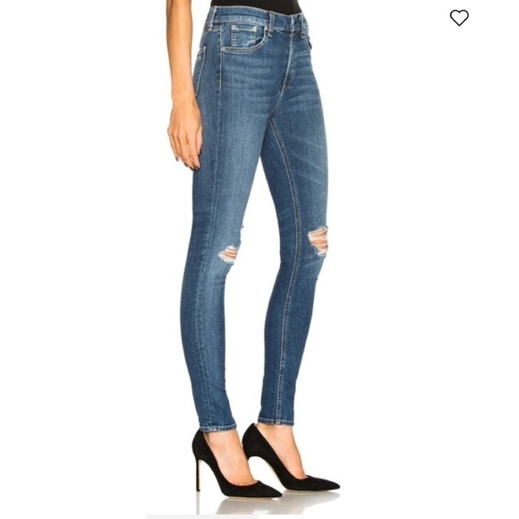 RAG & Bone High rise skinny in Bonnie size 29 - Picture 3 of 14